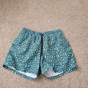 Happy Hour Swim Trunks Polyester Board Shorts Size L with Elastic Waistband